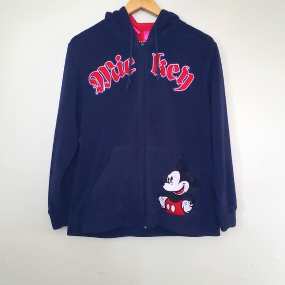 Disney Mickey Mouse Fleece Hoodie - Picture 1 of 4